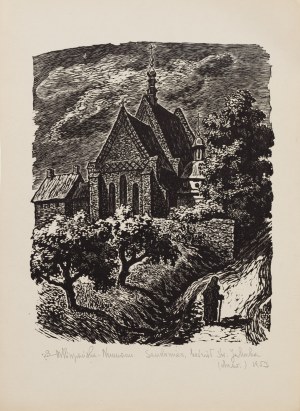 Maria Hiszpanska-Neumann (1917 Warsaw - 1980 Warsaw), St. James Church in Sandomierz, 1953
