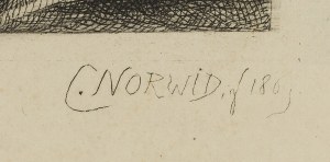 Cyprian Kamil Norwid (1821 Lasków-Głuchy - 1883 Paryż), 