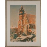 Leon Wyczółkowski (1852 Huta Miastkowska - 1936 Warszawa), Kościół Bożego Ciała w Krakowie, 1903