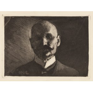 Leon Wyczółkowski (1852 Huta Miastkowska - 1936 Warszawa), Autoportret, 1902