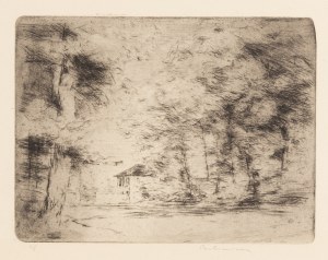 Jozef Pankiewicz (1866 Lublin - 1940 La Ciotat, France), Avenue in Meudon, ca. 1902