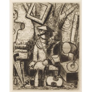 Tadeusz Makowski (1882 Oświęcim - 1932 Paryż), Handlarz starzyzną (L'Antiquaire), około 1930