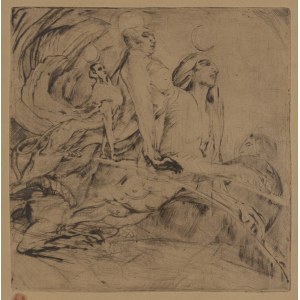 Konstanty Brandel (1880 Warszawa - 1970 Paryż), Księżyc (La Lune), 1927