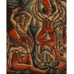 Władysław Skoczylas (1883 Wieliczka - 1934 Warszawa), Taniec zbójników I, 1919