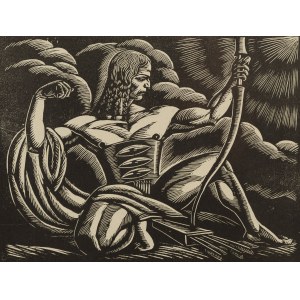 Władysław Skoczylas (1883 Wieliczka - 1934 Warszawa), Łucznik (Apollo), 1923