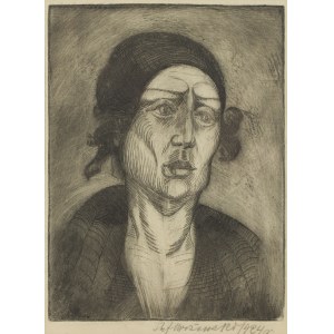 Stefan Mrożewski (1894 Częstochowa - 1975 Walnut Creek, Stany Zjednoczone), Portret (Marii Duninówny?), 1924