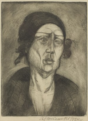 Stefan Mrożewski (1894 Czestochowa - 1975 Walnut Creek, United States), Portrait (of Maria Duninowna?), 1924