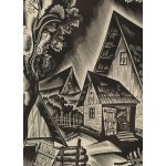 Stanisław Ostoja-Chrostowski (1897 Warszawa - 1947 Warszawa), Podwórze, 1933