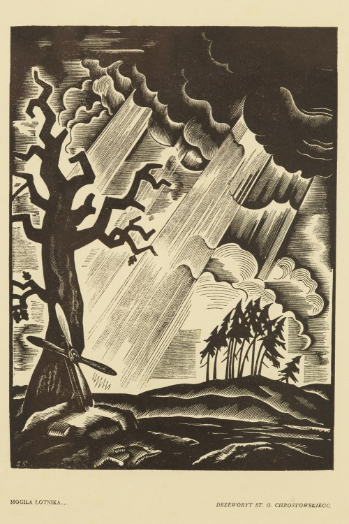 Stanisław Ostoja-Chrostowski (1897 Warszawa - 1947 Warszawa), Mogiła lotnika