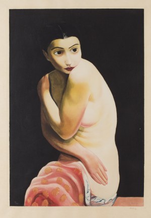 Mojżesz (Moise) Kisling (1891 Kraków - 1953 Paryż), Kiki de Montparnasse ('Nu Assis'), około 1925