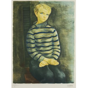 Mojżesz (Moise) Kisling (1891 Kraków - 1953 Paryż), Portret chłopca, 1939