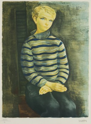 Moses (Moise) Kisling (1891 Kraków - 1953 Paris), Portrait of a boy, 1939