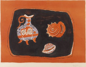 Henryk Hayden (1883 Warsaw - 1970 Paris), Still life with shells, 1962
