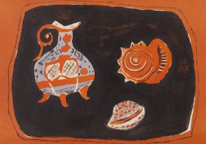 Henryk Hayden (1883 Warsaw - 1970 Paris), Still life with shells, 1962