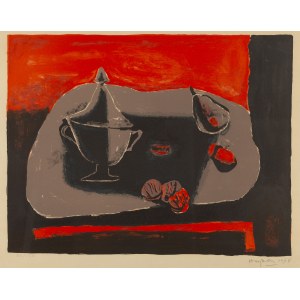 Henryk Hayden (1883 Warszawa - 1970 Paryż), Martwa natura z gruszką, 1968