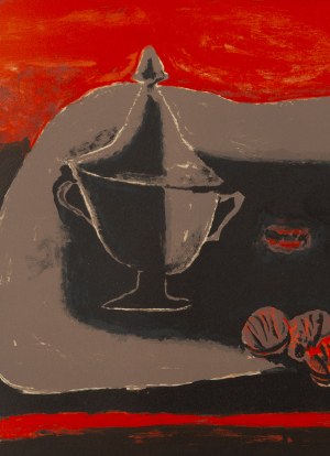 Henryk Hayden (1883 Warsaw - 1970 Paris), Still life with a pear, 1968