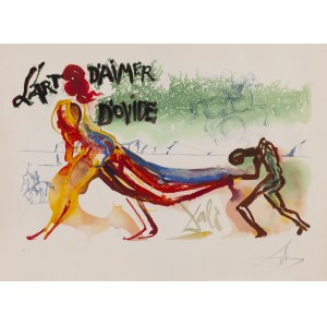 Salvador Dalí (1904 Figueres - 1989 Figueres), L'art d'aimer d'Ovide z cyklu 'L'Art d'Aimer', 1978
