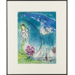 Marc Chagall (1887 Lozno near Vitebsk - 1985 Saint-Paul-de-Vence), Vision de Paris: Place de Concorde, 1952