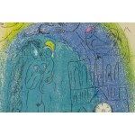 Marc Chagall (1887 Łoźno k. Witebska - 1985 Saint-Paul-de-Vence), Vision de Paris: Notre Dame, 1952