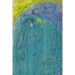 Marc Chagall (1887 Łoźno k. Witebska - 1985 Saint-Paul-de-Vence), Vision de Paris: Notre Dame, 1952
