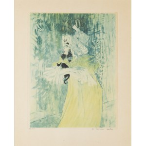 Henri de Toulouse-Lautrec (1864 - 1901 ), Pani May Belfort i jej kot
