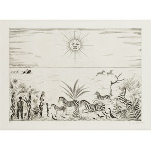Joseph Hecht (1891 Łódź - 1952 Paryż), Afryka z cyklu Atlas, 1928