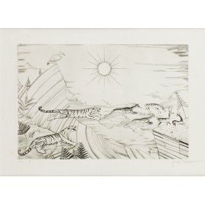 Joseph Hecht (1891 Łódź - 1952 Paryż), Azja, z cyklu Atlas, 1928