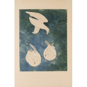 Joseph Hecht (1891 Łódź - 1952 Paryż), Mewy na niebieskim tle