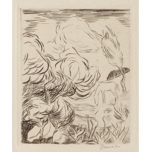 Jan Wacław Zawadowski (1891 Skobełka na Wołyniu - 1982 Aix en Provence), Ogród, 1926