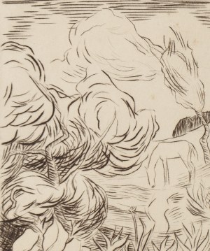 Jan Waclaw Zawadowski (1891 Skobelka in Volhynia - 1982 Aix en Provence), Garden, 1926