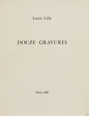 Louis Lille (1897 Podwłoczyska nad Zbruczem - 1957 Paris), Portfolio of twelve etchings 