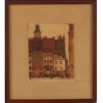 Feliks Jabłczyński (1865 Warszawa - 1928 Warszawa), Stare Miasto, 1920