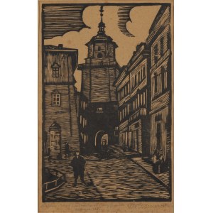 Kazimierz Wiszniewski (1894 - 1960 ), Lublin. Brama Krakowska from the Market Square, 1925