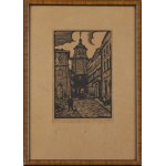 Kazimierz Wiszniewski (1894 - 1960 ), Lublin. Brama Krakowska from the Market Square, 1925