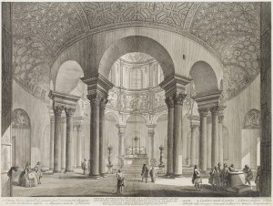 Giovanni Battista Piranesi (1720 Mogliano Veneto - 1778 Rome), Veduta interna del sepolcro di s. Costanza, from the series 