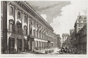 Giovanni Battista Piranesi (1720 Mogliano Veneto - 1778 Rome), Veduta del palazzo Odescalchi