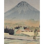 Tokuriki Tomikichirō (1902 - 2000 ), Deszcz w Susono, z cyklu 36 widoków Góry Fuji, 1939