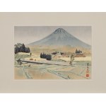 Tokuriki Tomikichirō (1902 - 2000 ), Deszcz w Susono, z cyklu 36 widoków Góry Fuji, 1939