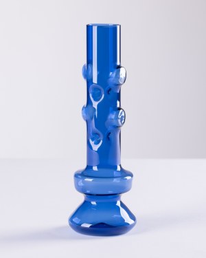 Lauscha Thüringen Ironworks, Germany, Cobalt vase, 1960s/70s.