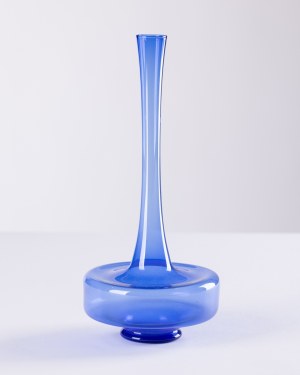 Lauscha Thüringen Ironworks, Germany, Cobalt vase, 1960s/70s.