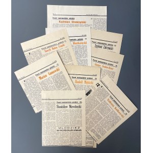 NUMIZMATIKA POCKET čísla 1 a 3-10 [Voice of the Metallurgist 1990, výstřižky].