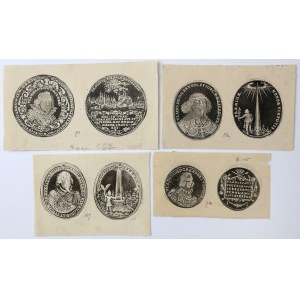 Bartynotypes, Ladislao IV Vasa - Medaglie dell'incoronazione - set (4 pezzi)