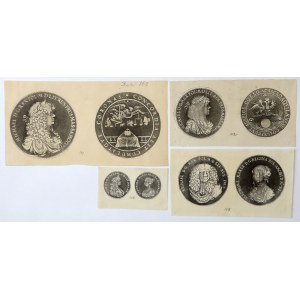 Bartynotypy, Michal Korybut Wisniowiecki - Medals - set (4pcs)