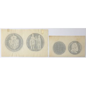 Bartynotypy, Ignacy Kraszewski and the Lublin Union - Medals - set (2pcs)