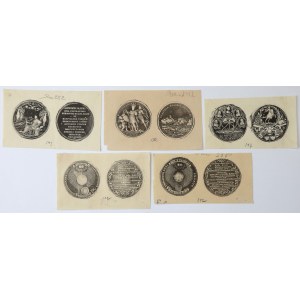 Bartynotypes, Relativo alla Polonia - Medaglie - set (5pz)