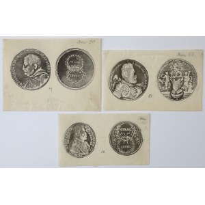 Bartynotypy, Jan Zamojski and Mikołaj Zebrzydowski - Medals - set (3pcs)