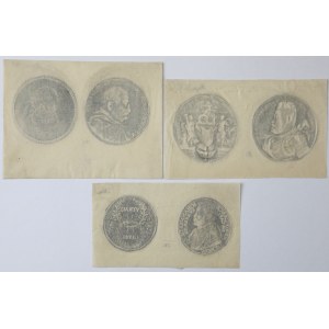 Bartynotypy, Jan Zamojski and Mikołaj Zebrzydowski - Medals - set (3pcs)