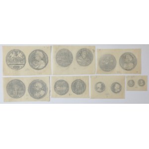 Bartynotypes, John III Sobieski - Medals - set (7pcs)