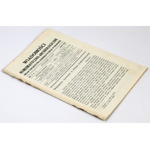 Numismatic and Archaeological News 1919 / 1-2