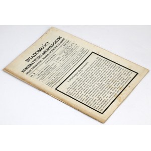 Numismatic and Archaeological News 1918 / 12